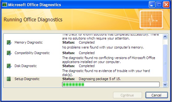 Microsoft office diagnostics service что это за служба